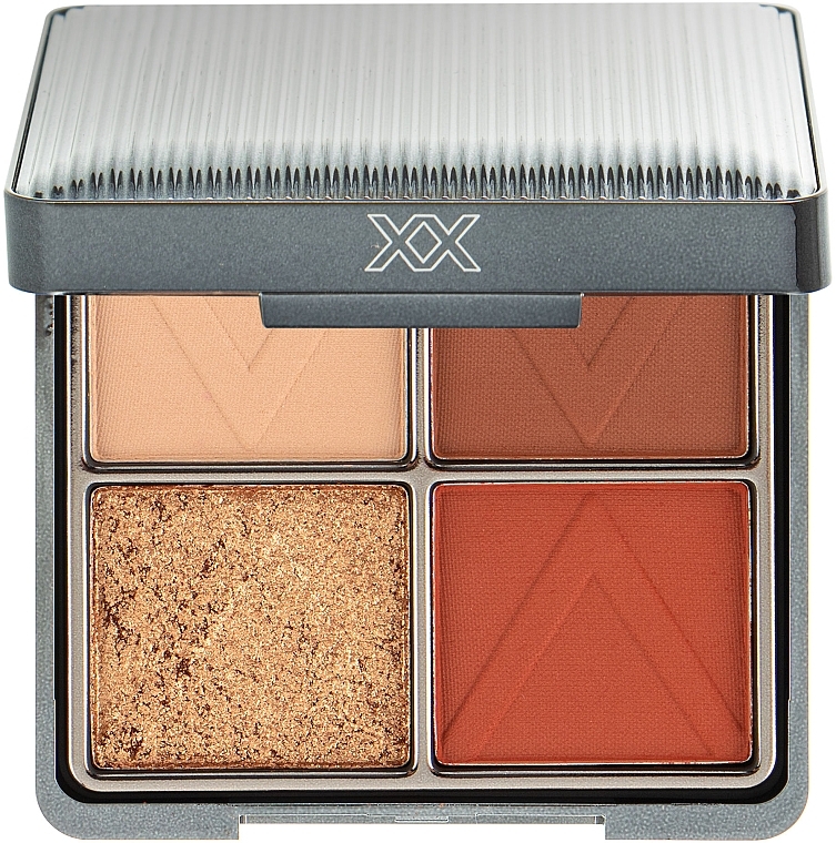 Палетка тіней для повік, 4 відтінки - XX Revolution Xxpress Eyeshadow Palette — фото N3