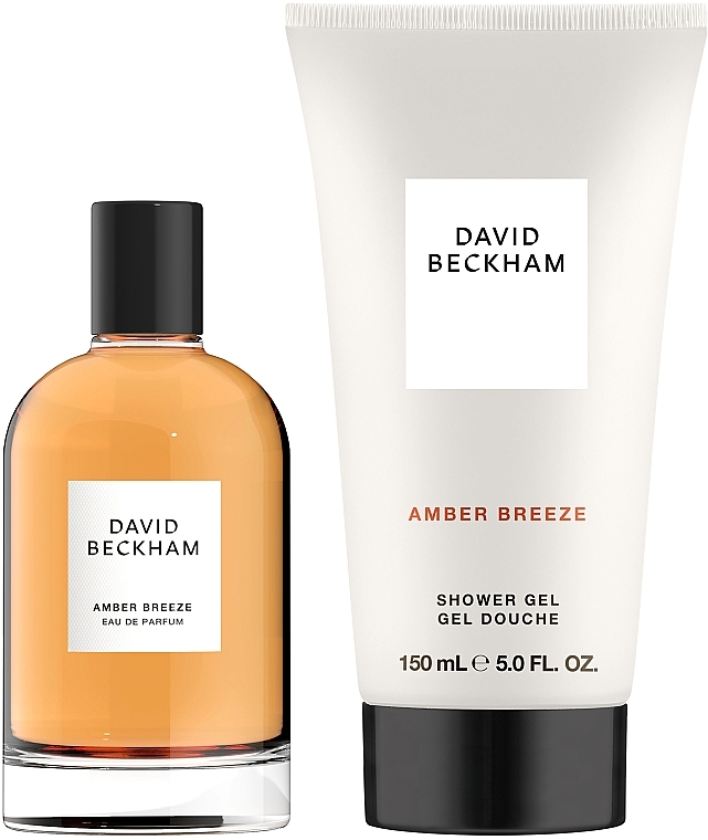 David Beckham Amber Breeze - Набір (edp/100ml + sh/gel/150ml) — фото N2