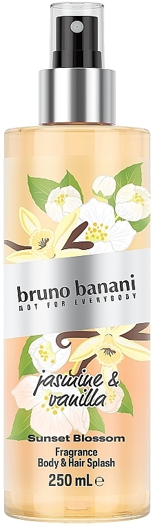 Bruno Banani Sunset Blossom Jasmine & Vanilla Body & Hair Splash - Спрей для тела — фото N1