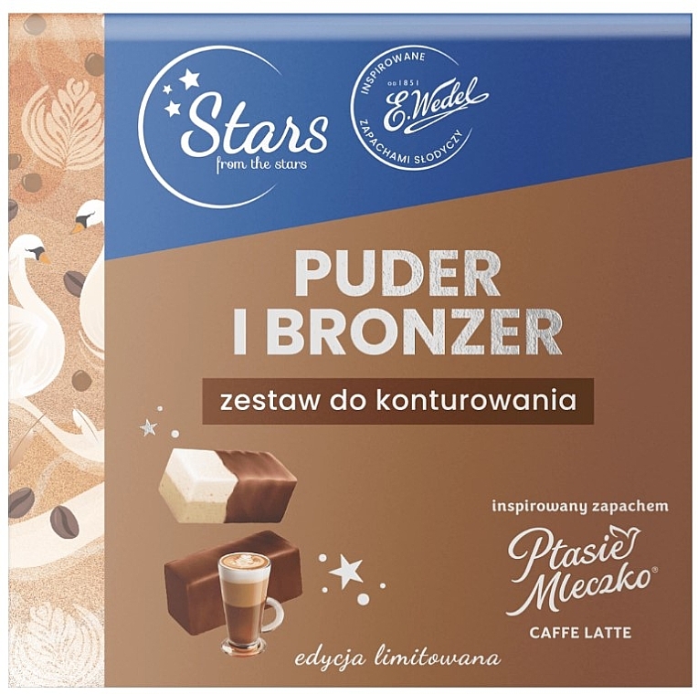 Набір пудри та бронзера для контурингу - Stars from The Stars x Wedel Powder and Bronzer Contouring Set — фото N2