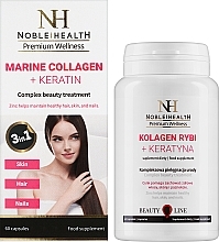 Комплекс для догляду за волоссям, шкірою та нігтями - Noble Health Collagen + Ceratin — фото N2