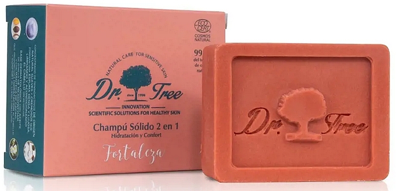 Твердый шампунь для укрепления волос - Dr. Tree Eco Shampoo — фото N1