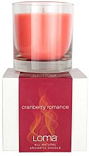 Парфумерія, косметика Ароматична свічка "Журавлина" - Loma Cranberry Romance Candle