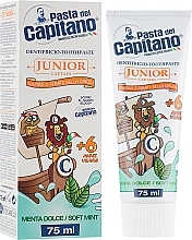 УЦЕНКА Детская зубная паста 6+ "Сладкая мята" - Pasta del Capitano * — фото N1