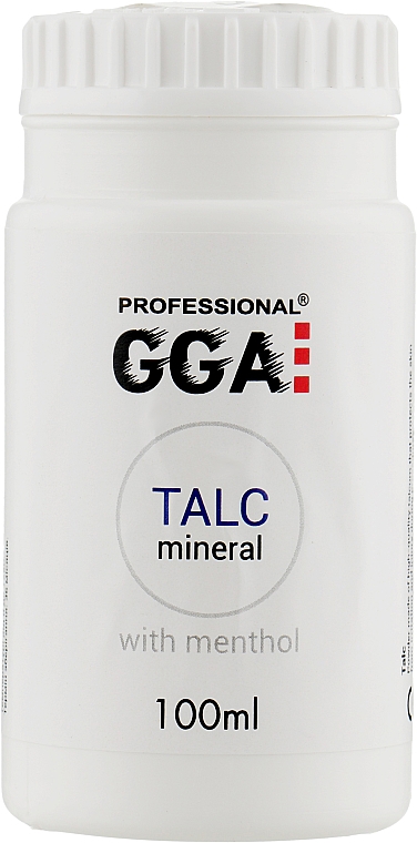Тальк з ментолом - GGA Professional Talc Mineral — фото N1