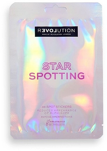 Точкові патчі проти прищів - Makeup Revolution Relove Star Spotting Blemish Stickers — фото N1