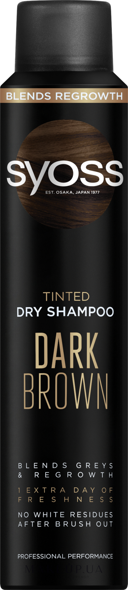 Тонувальний сухий шампунь для темного волосся - Syoss Tined Dry Shampoo — фото Dark Brown