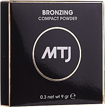 Парфумерія, косметика Бронзувальна пудра для обличчя - MTJ Cosmetics Bronzing Compact Powder