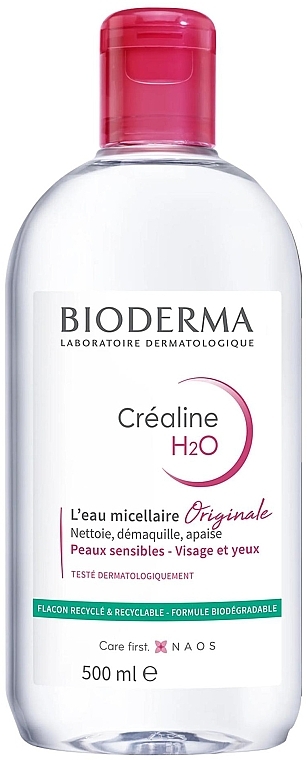 Міцелярна вода - Bioderma Crealine H2O Original Micellar Water — фото N1