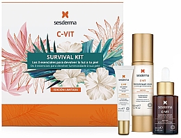 Духи, Парфюмерия, косметика Набор - SesDerma Laboratories C-Vit Survival Kit (eye/cr/15ml + f/ser/30ml + f/cr/50ml)