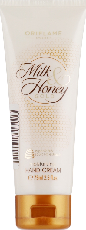 Увлажняющий крем для рук "Молоко и мед – Золотая серия" - Oriflame Milk Honey Gold Hand Cream — фото N1