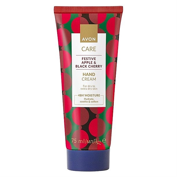 Крем для рук - Avon Care Festive Apple & Black Cherry — фото N1