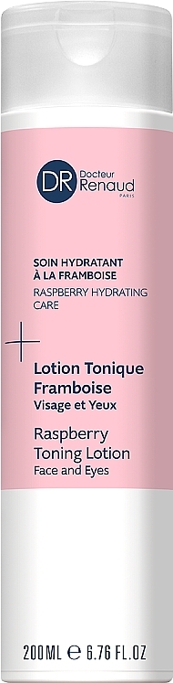 Увлажняющий лосьон для снятия макияжа - Dr Renaud Raspberry Tonic Lotion — фото N1