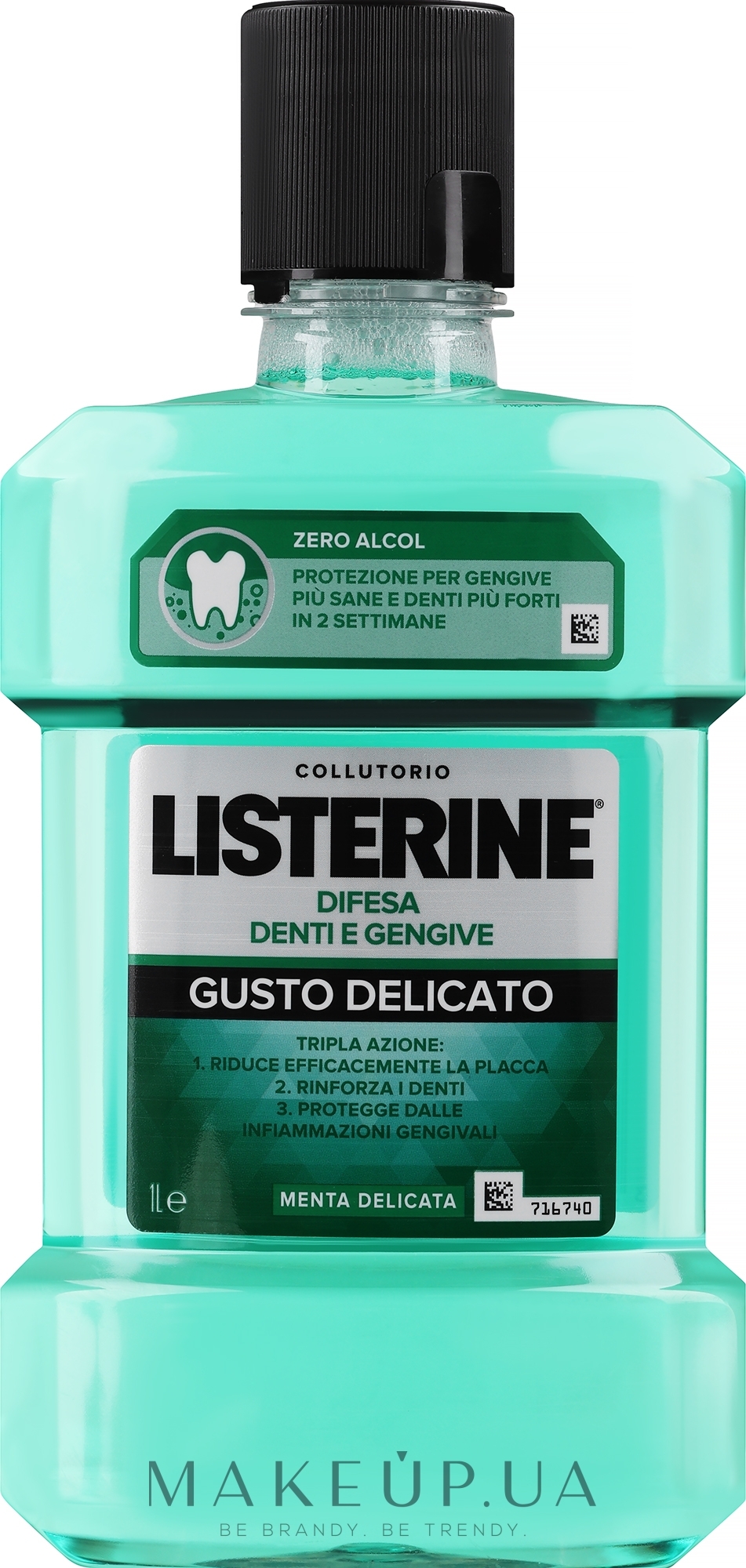 Ополіскувач для ротової порожнини "Антисептичний" - Listerine Cool Mint Antiseptic Deeper Clean — фото 1000ml