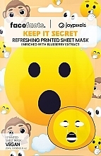 Духи, Парфюмерия, косметика Тканевая маска для лица "Keep It Secret" - Face Facts Sheet Mask