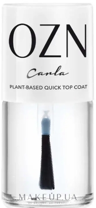 Топовое покрытие с гелевым эффектом для ногтей - OZN Carla Plant-Based Quick Top Coat — фото 12ml