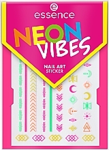 Парфумерія, косметика Наліпки для нігтів - Essence Neon Vibes Nail Art Stickers