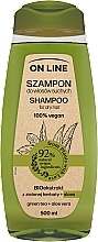 Парфумерія, косметика Шампунь для тонких волос "Зеленый чай и алоэ" - On Line Shampoo