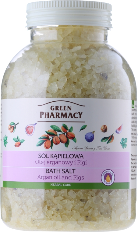 Соль для ванны "Аргана и Инжир" - Зеленая Аптека — фото N1
