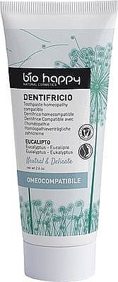 Зубная паста со экстрактом эвкалипта - Bio Happy Neutral&Delicate Toothpaste Eucalyptus — фото N1