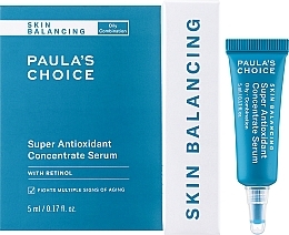 Антиоксидантная сыворотка для лица против комедонов - Paula's Choice Skin Balancing Super Antioxidant Concentrate Serum Travel Size — фото N2