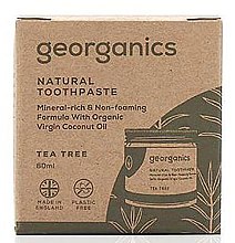 Натуральная зубная паста - Georganics Tea Tree Natural Toothpaste — фото N2
