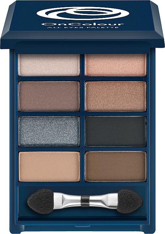 Палетка теней для век - Oriflame OnColour All Eyes Palette — фото N1