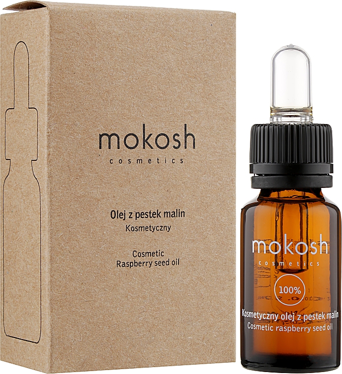 Косметическое масло "Малина" - Mokosh Cosmetics Raspberry Seed Oil — фото N4