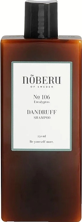 Шампунь против перхоти - Noberu Of Sweden 106 Anti Dandruff Shampoo Eucalyptus — фото N1