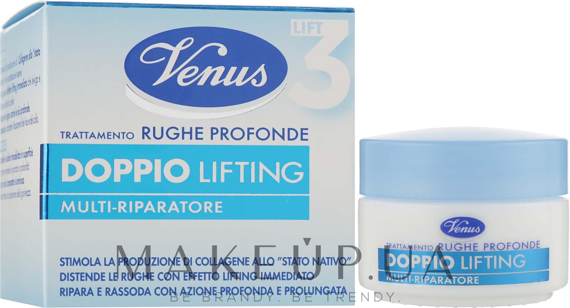 Дневной крем против глубоких морщин, двойной лифтинг для лица - Venus Lifting Doppio Cream — фото 50ml