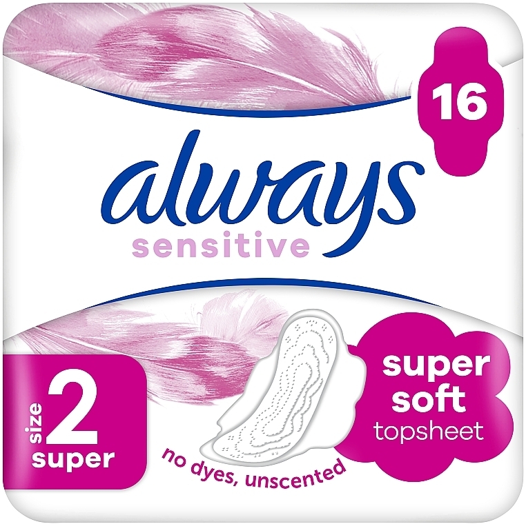 Гігієнічні прокладки, 16 шт. - Always Sensitive Ultra Super Plus — фото N1