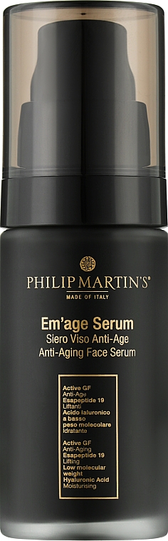Антивікова сироватка для обличчя та декольте - Philip Martin's Em'age Serum Anti-Ageing — фото N1