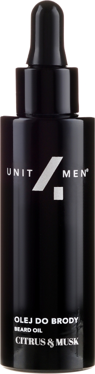 Парфюмированное масло для бороды - Unit4Men Citrus&Musk Perfumed Beard Oil — фото N2