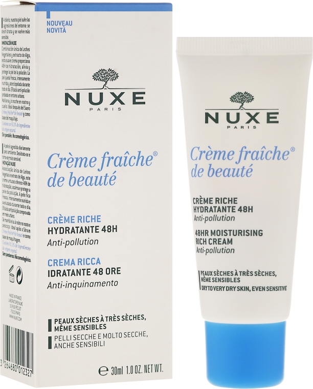 Насичений крем для сухої шкіри - Nuxe Creme Fraiche de Beaute Creme Riche Hydratante 48h — фото N3