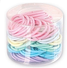 Набор разноцветных резинок в коробке, 42188 - Top Choice Hair Bands — фото N1