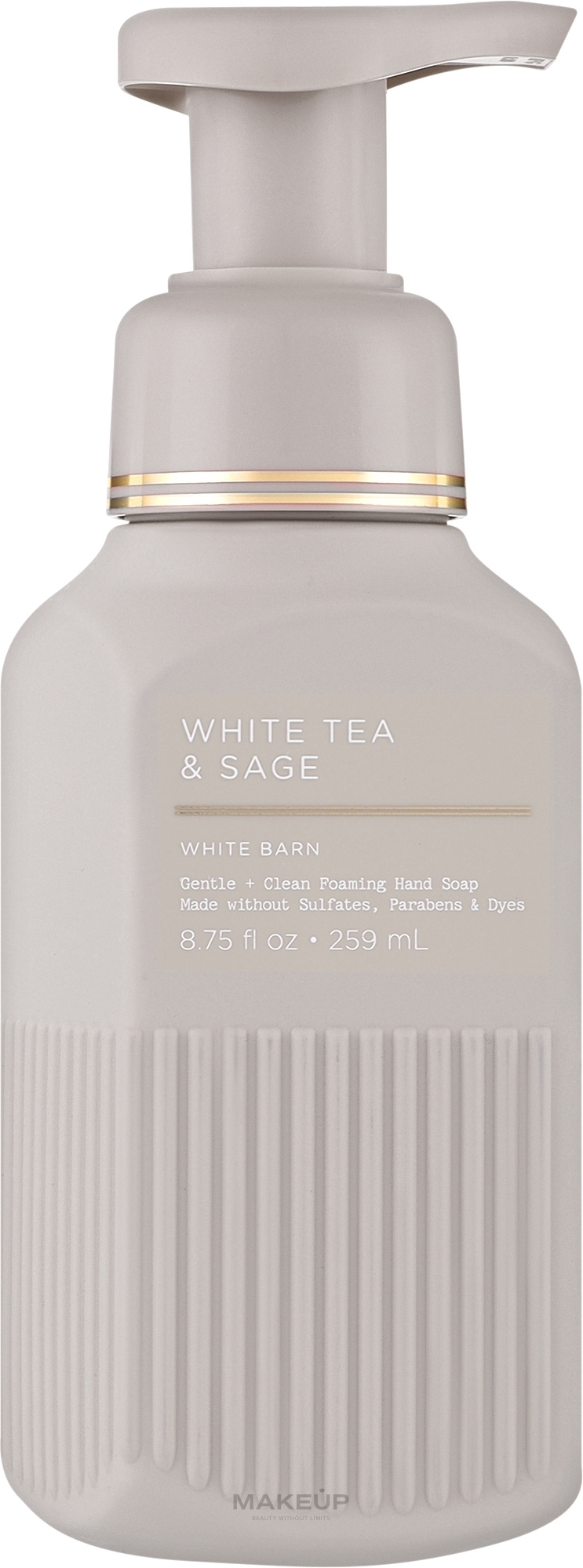 Мило-піна для рук "Білий чай і шавлія" - Bath And Body Works Gentle & Clean Foaming Hand Soap White Tea & Sage — фото 259ml