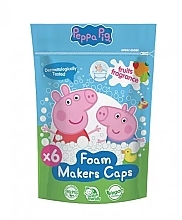 Духи, Парфюмерия, косметика Пенные шарики для ванны - Nickelodeon Peppa Pig Foam Makers Caps