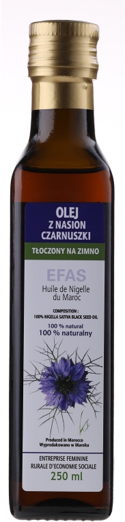 Масло черного тмина - Efas Nigella Sativa Black Seed Oil — фото N4