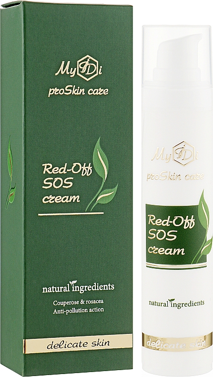 Заспокійливий SOS-крем для чутливої шкіри - MyIDi Red-Off SOS Cream — фото N2