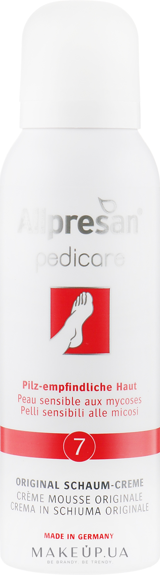 Крем-пена для кожи, склонной к грибку №7 - Allpresan Foot Special 7 — фото 125ml