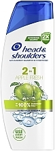Шампунь и бальзам-ополаскиватель против перхоти 2в1 "Свежее яблоко" - Head & Shoulders Apple Fresh Shampoo 2in1 — фото N1