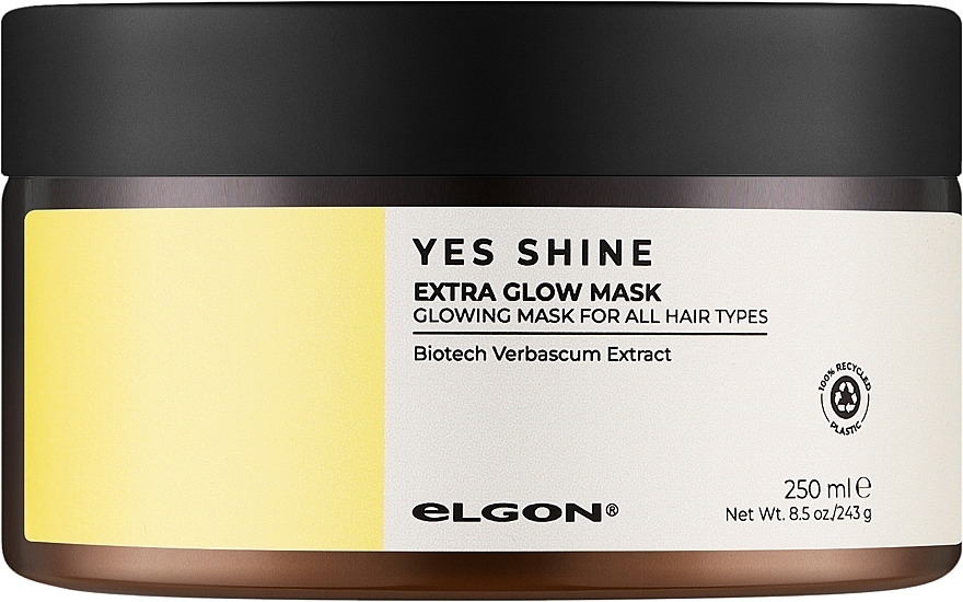 Маска-сяйво для волосся - Elgon Yes Shine Extra Glow Mask — фото N2