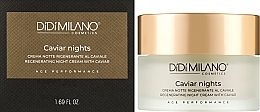 Восстанавливающий ночной крем с икрой - Didi Milano Caviar Nights Regenerating Night Cream With Caviar — фото N2