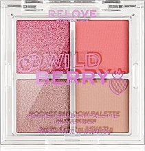 Духи, Парфюмерия, косметика Палетка теней для век - Relove By Revolution Pocket Palette