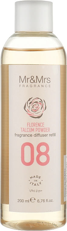Наполнитель для аромадиффузора "Пудра Флоренции" - Mr&Mrs Florence Talcum Powder Fragrance Refill