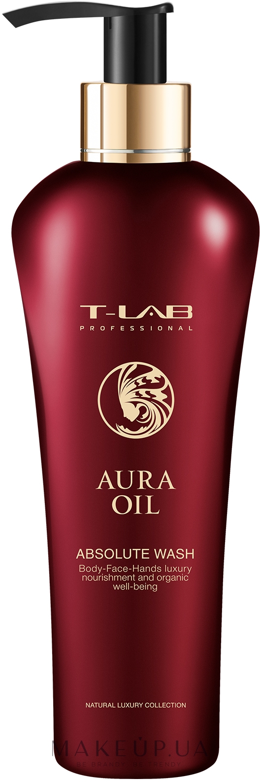 Шампунь-гель для волос и тела - T-Lab Professional Aura Oil Absolute Wash — фото 300ml
