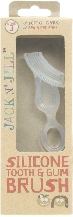 Силиконовая щетка для зубов и десен, от 2 до 5 лет - Jack N' Jill — фото N1