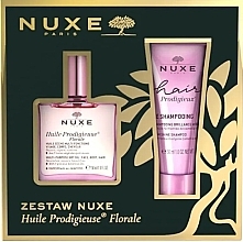 Набір - Nuxe Huile Prodigieuse Florale (oil/50ml + shm/30ml) — фото N1