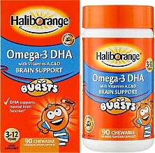 Харчова добавка для головного мозку для дітей "Омега-3" - Haliborange Kids Omega-3 Brain Support — фото N2