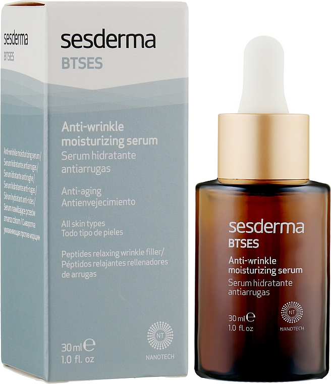Увлажняющая сыворотка против морщин - SesDerma Laboratories BTSeS Anti-wrinkle Moisturizing Serum — фото N2